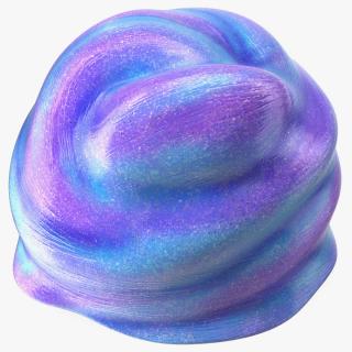Blue Purple Toy Slimes 3D