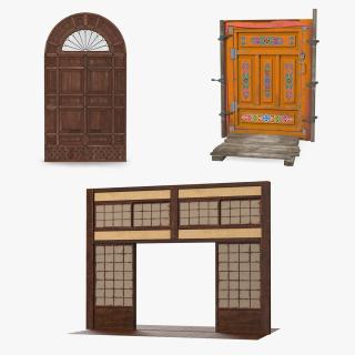 3D Doors Collection 2 model