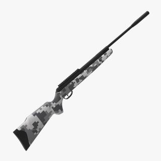 3D Camouflage Air Rifle Generic model