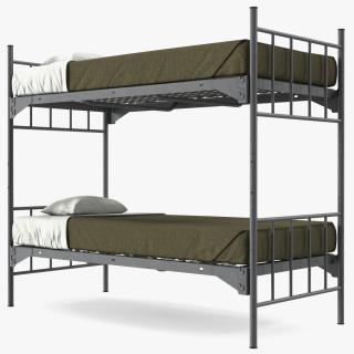 Military Bunk Bed Worn 3D