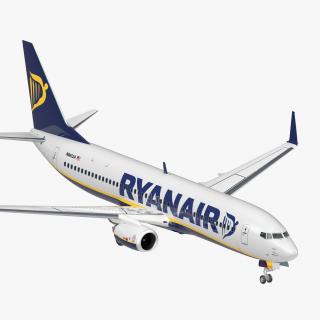 Boeing 737-800 Ryanair 3D