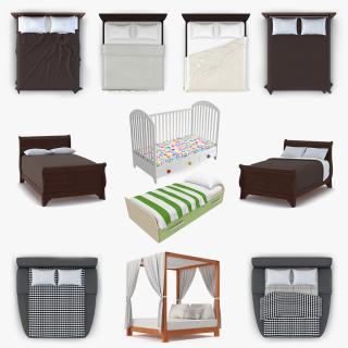 Beds Collection 2 3D