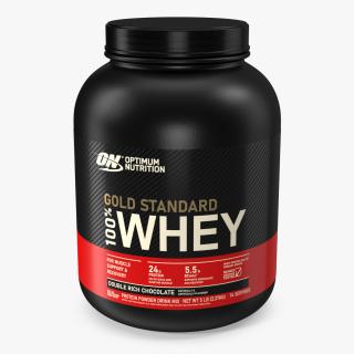 3D Optimum Nutrition Gold Standard Whey Protein 5lb model