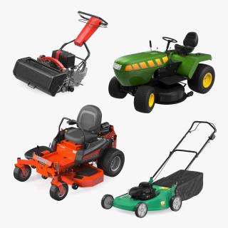 Lawn Mowers Collection 2 3D model