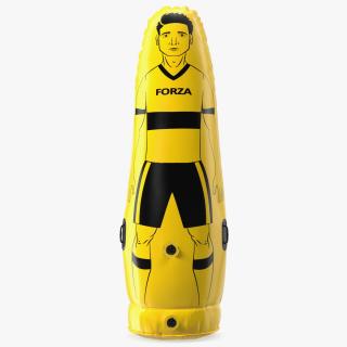 Soccer Air Mannequin Senior Yellow 3D model