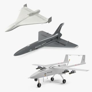 3D UAV Drones Collection