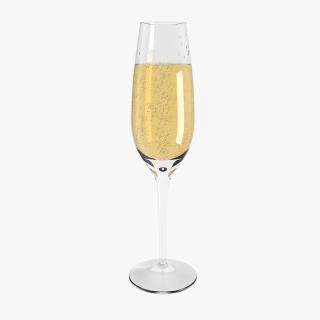 3D model Champagne Glass