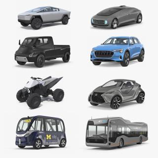 3D model Concept Cars Collection 3