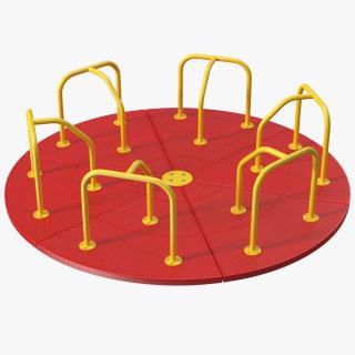 3D Merry Go Round 10 Foot Red