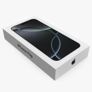 3D Apple iPhone Flip Packaging Box