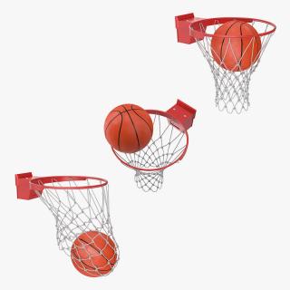 3D model Animated Basketball Collection