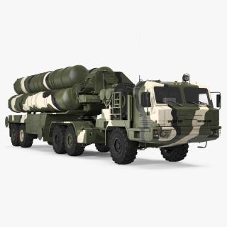 3D SA-21 Growler Mobile Missile System Vehicle model