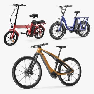 3D model Electric Bikes Collection