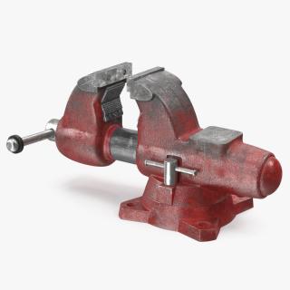 Multipurpose Pipe Bench Vise Dusty 3D model