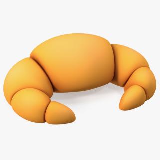 Cartoon Croissant 3D