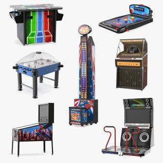 3D model Arcade Games Collection 9