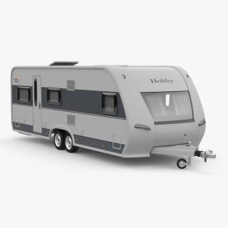 3D Hobby Caravan Trailer