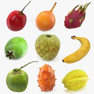 3D Exotic Fruits Collection 3