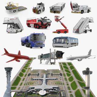 Airport Big Collection 5 3D model