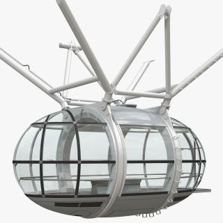 3D model Ferris Wheel Passenger Capsule