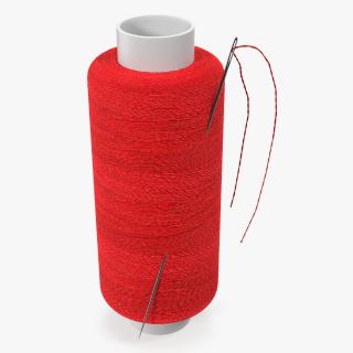 3D Small Sewing Thread with Needle