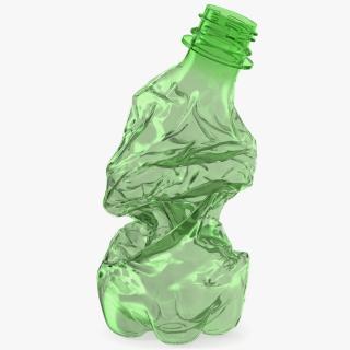 Crushed Plastic Bottle 2 3D model