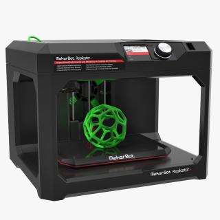 3D model 3d Printer MakerBot Replicator