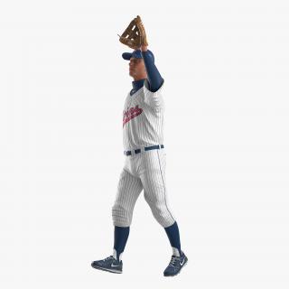 3D Baseball Player Rigged Twins model