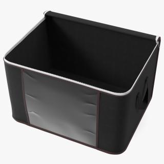 3D model Closet Container with Window Black Empty Open