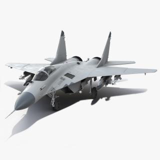 MiG 29 Fighter Aircraft with X-31PM Supersonic Missile(1) 3D