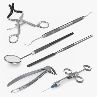 3D Dental Instruments Collection 2