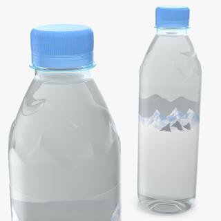 Mineral Water 500ml Plastic Bottle 3D model