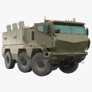 3D MRAP KAMAZ 63968 Typhoon Rigged