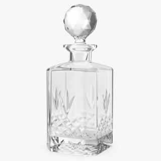 3D Square Crystal Decanter model