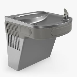 3D Drinking Fountain Elkay model