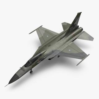 AIDC F-CK-1 Unarmed Fighter Jet Green 2 3D model