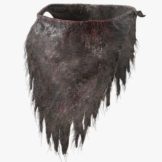 Bloody Rag Loincloth Fur 3D model