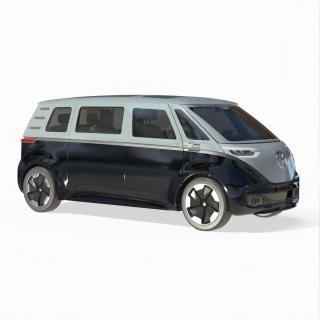 3D Volkswagen Minivan ID Buzz