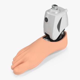 Bionic Prosthesis with Rubber Foot 3D model