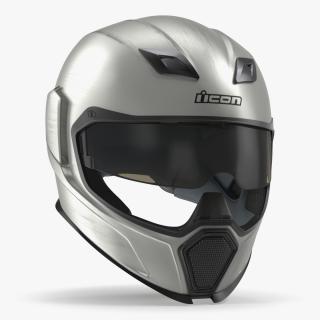 3D model Motorcycle Helmet Icon Airflite Quicksilver 2