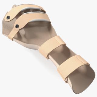 3D model Hand Splint with Fingers Beige