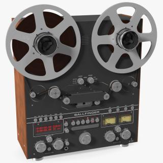 Open Reel Tape Machine M 063 H5 Black 3D