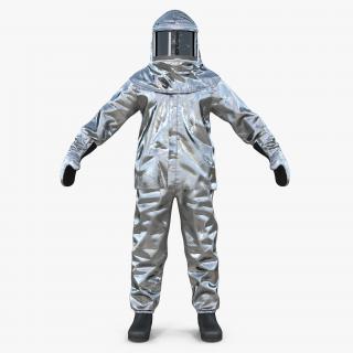 3D model Aluminized Chemical Protective Suit