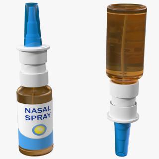 3D Nasal Spray Bottle model