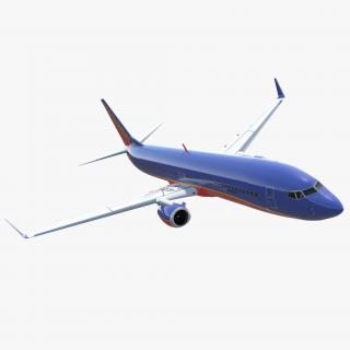 3D model Boeing 737-900 Southwest Airlines Rigged