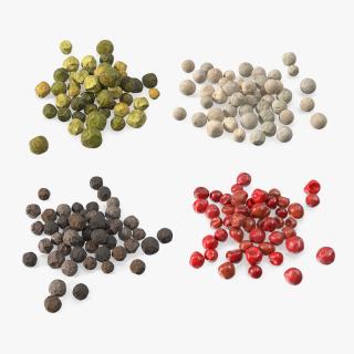 3D model Dried Peppercorns Collection 2