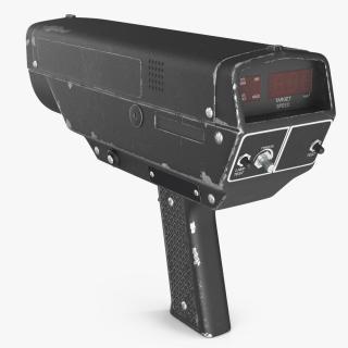 Radar Velocity Gun Black 3D model