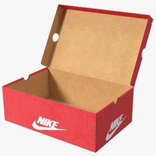 3D Nike Shoe Box Open model