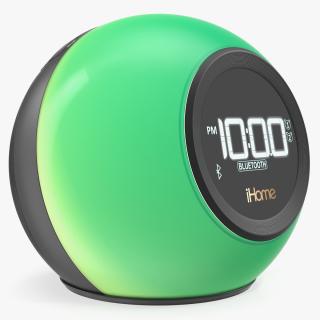 Wireless Bluetooth Phaze Clock Radio iHome iBT29 Green 3D model