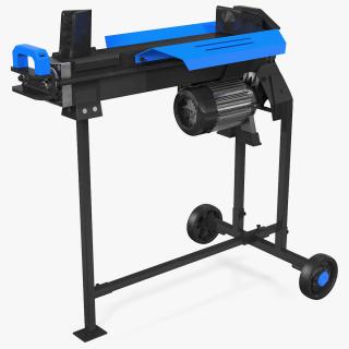 Electric Log Splitter with Stand 3D